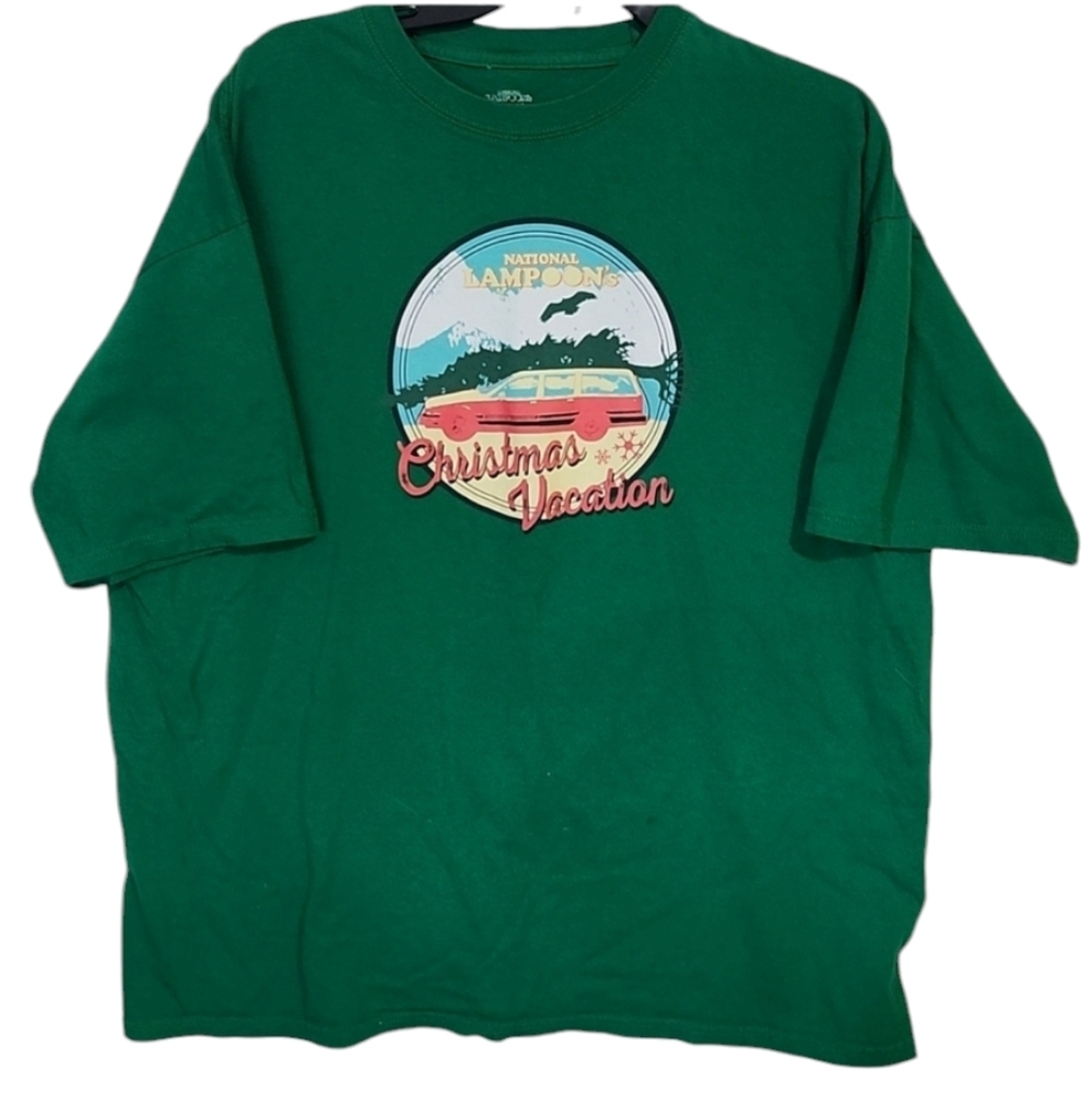 National Lampoon's Christmas Vacation graphic tee green men's XXL‎